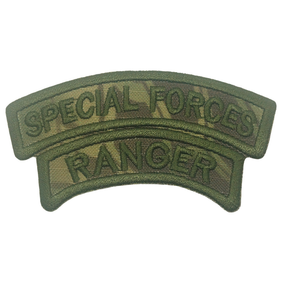 THAILAND SPECIAL FORCES X RANGER TAB - KRYPTEK MANDRAKE (GREEN EMBROIDERY)