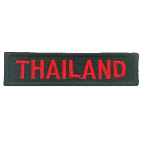 THAILAND COUNTRY TAG - BLACK RED