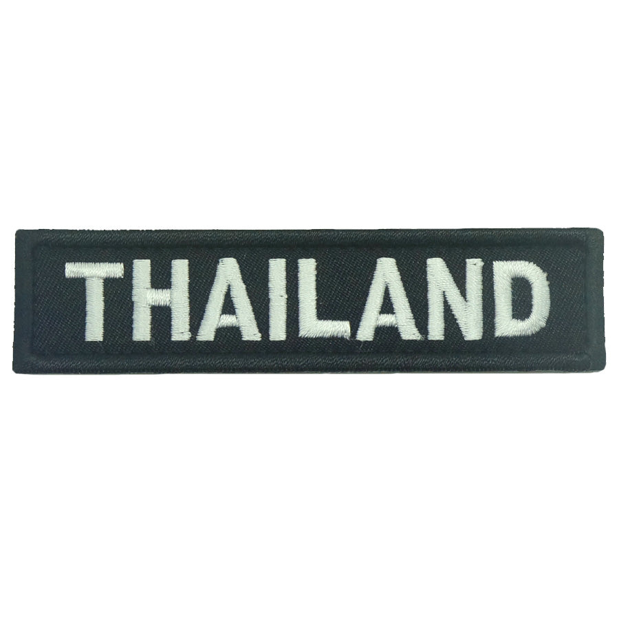THAILAND COUNTRY TAG - BLACK WHITE