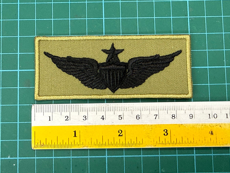 US Army Aviator Senior Wing (9 cm x 3.8 cm)