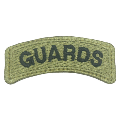 US GUARDS TAB 100% EMBROIDERY - OLIVE GREEN