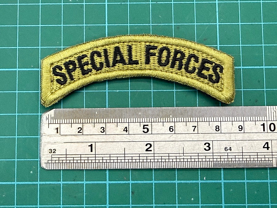 US Special Forces Tab, 100% Embroidery (8.5 cm)