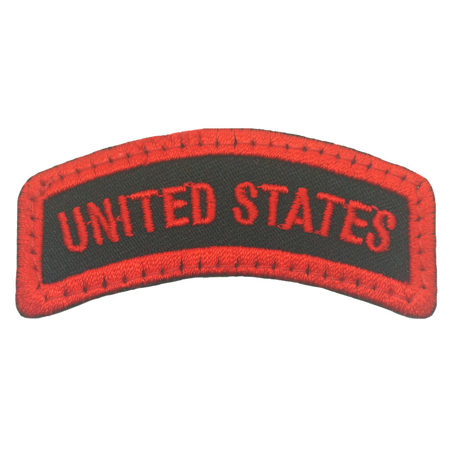 UNITED STATES TAB - BLACK RED