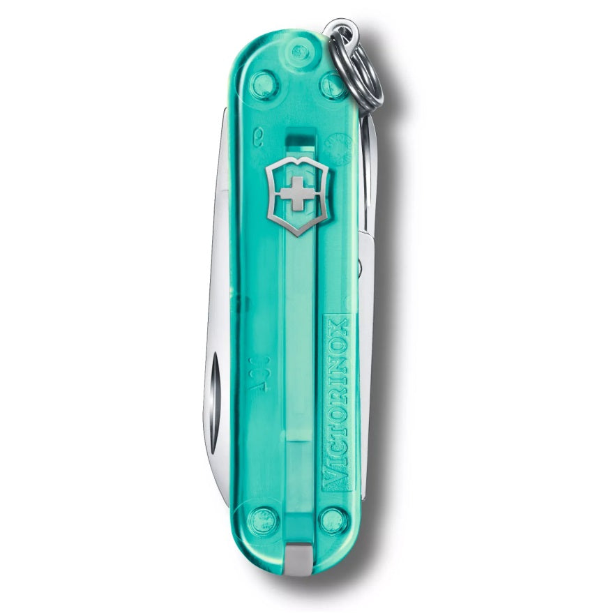 VICTORINOX CLASSIC SD TRANSPARENT, 58MM - TROPICAL SURF