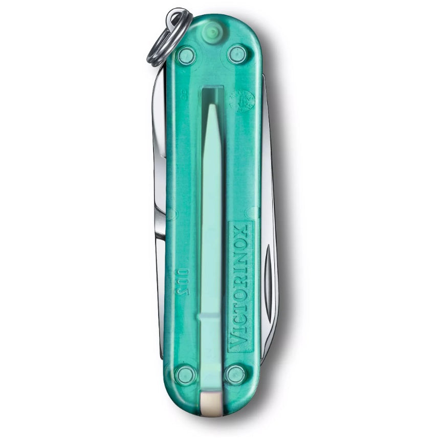 VICTORINOX CLASSIC SD TRANSPARENT, 58MM - TROPICAL SURF