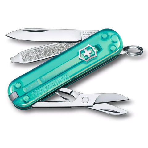 VICTORINOX CLASSIC SD TRANSPARENT, 58MM - TROPICAL SURF