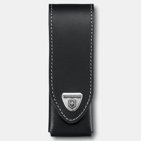 VICTORINOX LEATHER BELT POUCH - SUITABLE FOR 111MM KNIVES (BLACK)