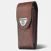 VICTORINOX LEATHER BELT POUCH - SUITABLE FOR 111MM KNIVES (BROWN)