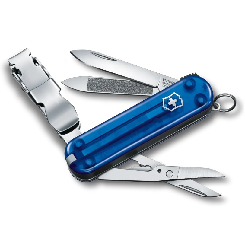 VICTORINOX NAIL CLIP 580 65MM - BLUE TRANSPARENT