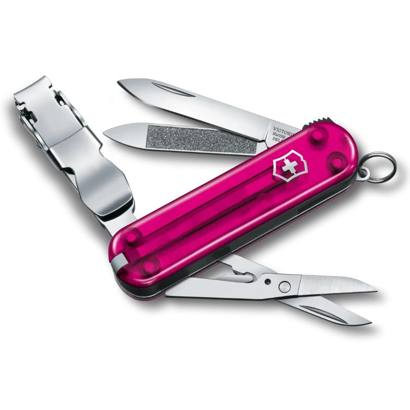 VICTORINOX NAIL CLIP 580 65MM - PINK TRANSPARENT