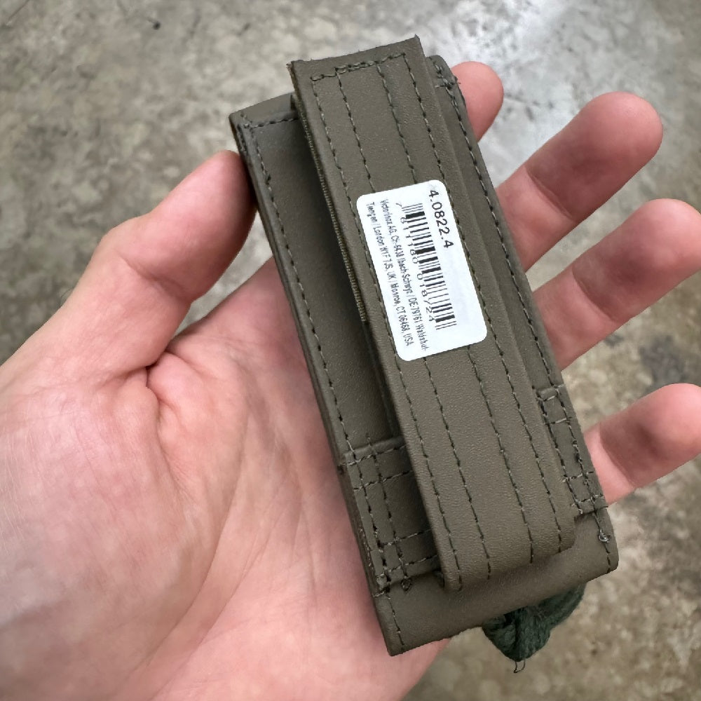 VICTORINOX NYLON BELT POUCH - SUITABLE FOR 111MM KNIVES (OLIVE GREEN)