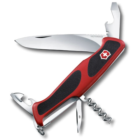 VICTORINOX RANGER 68 GRIP 130MM - RED (OLD DISPLAY SET CLEARANCE, NO BOX)