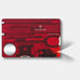 VICTORINOX SWISS CARD LITE - RED TRANSPARENT