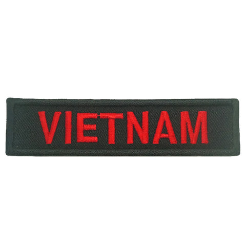 VIETNAM COUNTRY TAG - BLACK RED