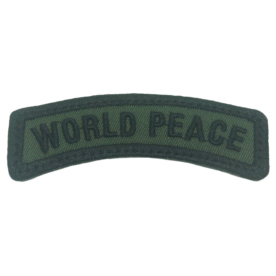 WORLD PEACE TAB - OD GREEN