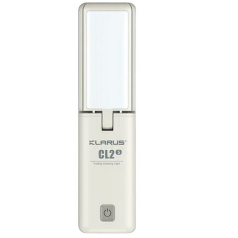 KLARUS CL2S USB-C RECHARGEABLE LED LANTERN - 750 LUMENS - USES BUILT-IN 5400MAH LI-ION BATTERY PACK - IVORY WHITE