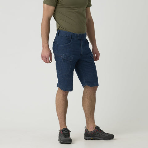 HELIKON-TEX UTS (URBAN TACTICAL SHORTS) 11" - DENIM STRETCH (MARINE BLUE)