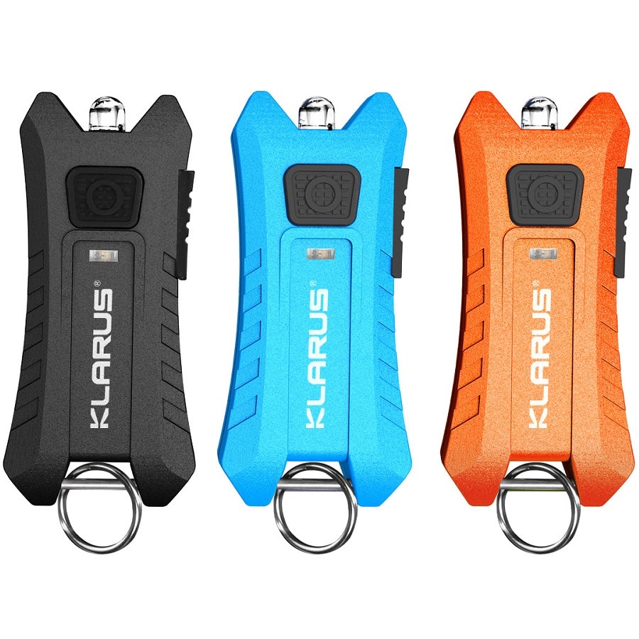 KLARUS MI2 RECHARGEABLE KEYCHAIN FLASHLIGHT - 5MM LED (BUILT-IN BATTERY) - 40 LUMENS - ORANGE