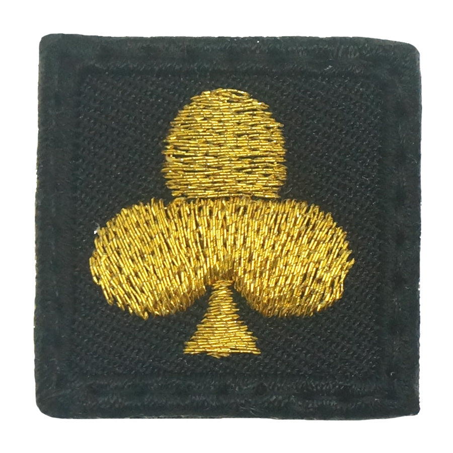 1" MINI CLUB PATCH - BLACK GOLD
