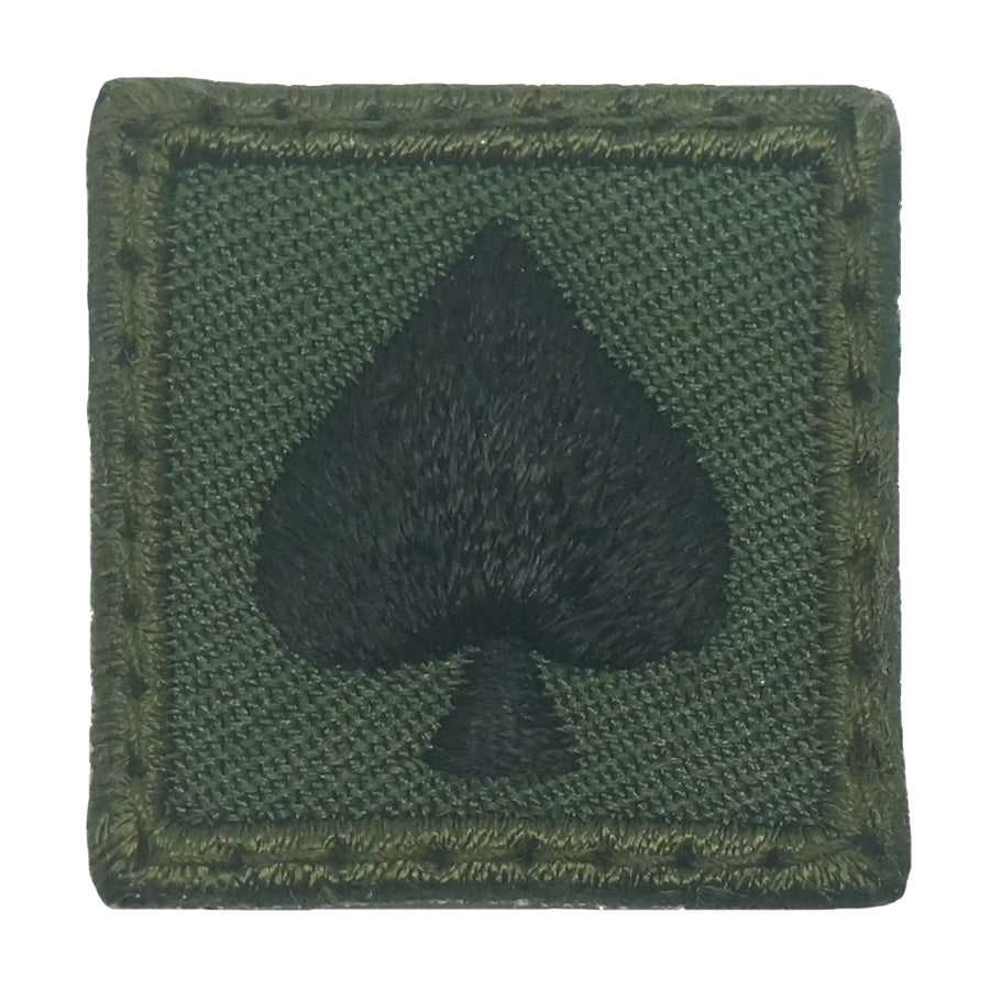 1" MINI SPADE PATCH - OD GREEN