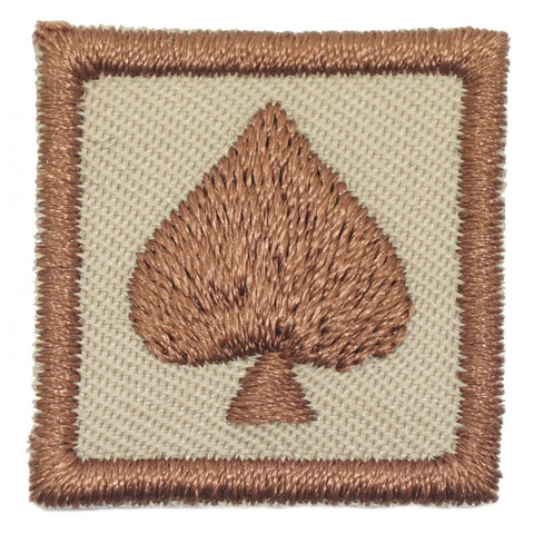 1" MINI SPADE PATCH - BROWN - Hock Gift Shop | Army Online Store in Singapore