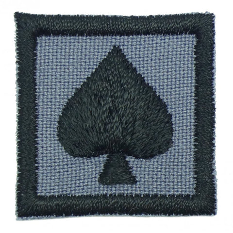 1" MINI SPADE PATCH - GREY - Hock Gift Shop | Army Online Store in Singapore
