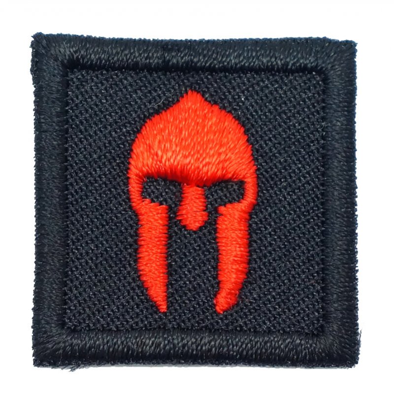 1" MINI SPARTAN HELMET PATCH - BLACK - Hock Gift Shop | Army Online Store in Singapore