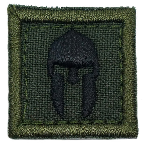 1" MINI SPARTAN HELMET PATCH - FOREST - Hock Gift Shop | Army Online Store in Singapore