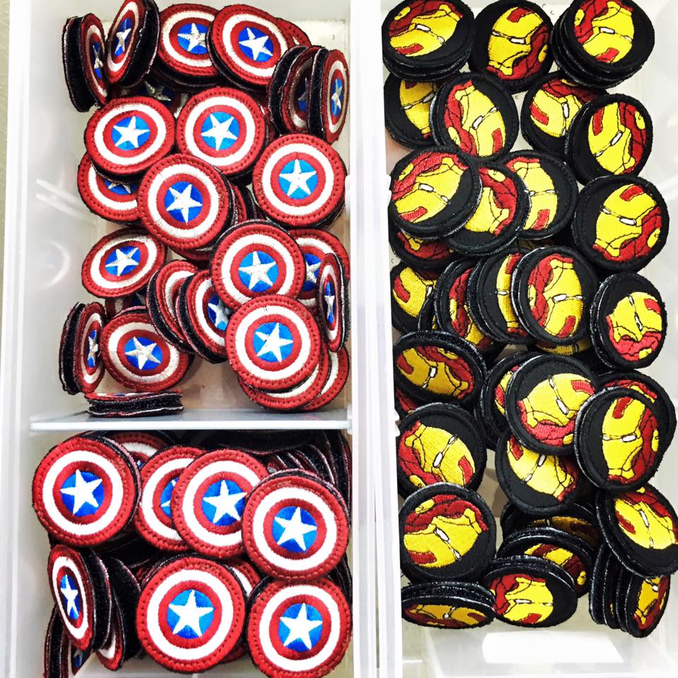 MINI SHIELD PATCH - GLOW IN THE DARK