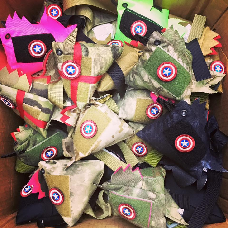 MINI SHIELD PATCH - METALLIC SILVER