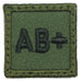 HGS BLOOD GROUP 1" PATCH, AB+ (OD GREEN)
