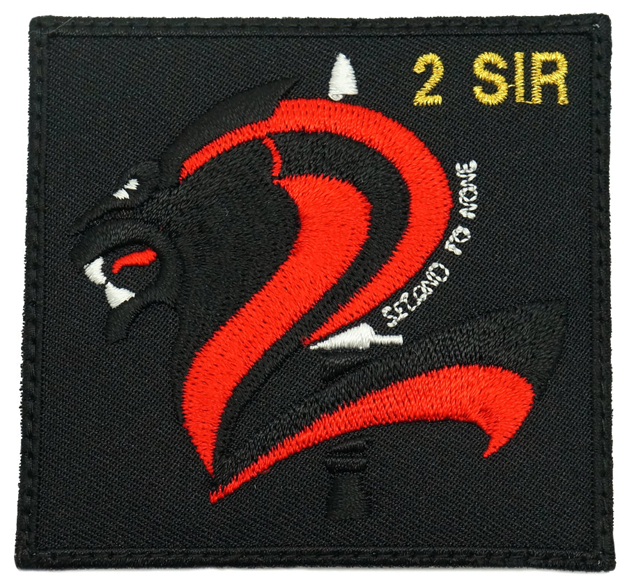 2 SIR LOGO PATCH - BLACK