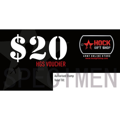 HGS GIFT VOUCHER - $20 - Hock Gift Shop | Army Online Store in Singapore
