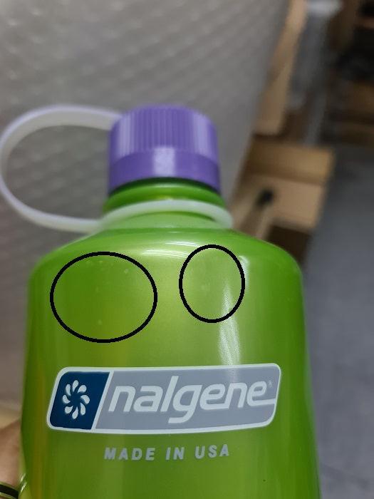 NALGENE NARROW MOUTH 32 OZ / 1000 ML - KEY LIME (OLD STOCK WITH SOME SCRATCHES)
