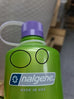 NALGENE NARROW MOUTH 32 OZ / 1000 ML - LIME (OLD STOCK WITH SOME SCRATCHES)