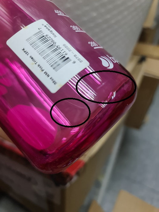 NALGENE NARROW MOUTH 32 OZ / 1000 ML - PINK (OLD STOCK WITH SOME SCRATCHES)