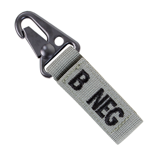 CONDOR BLOOD TYPE KEY CHAIN - FOLIAGE