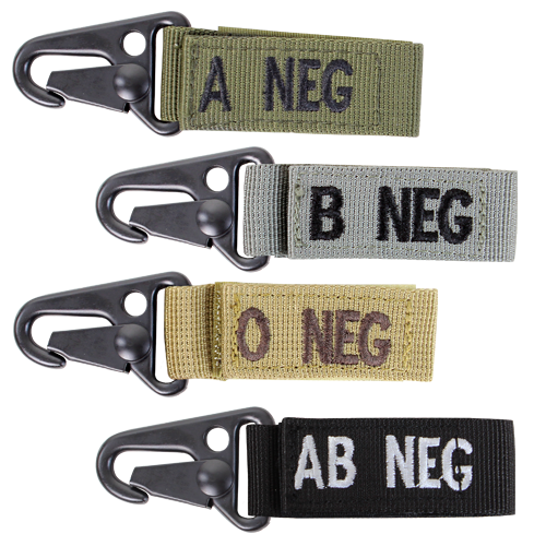 CONDOR BLOOD TYPE KEY CHAIN - FOLIAGE