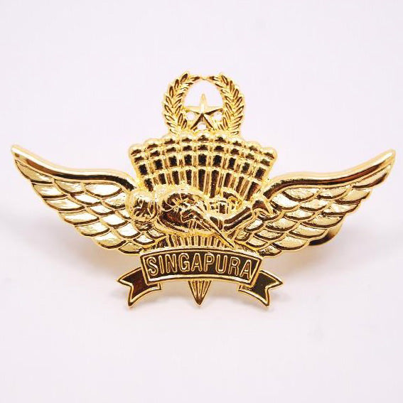 SAF #3 PIN - GOLD MILITARY FREEFALL - Hock Gift Shop | Army Online Store in Singapore