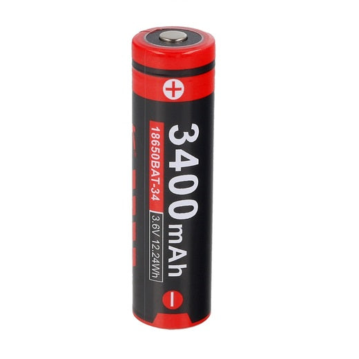 KLARUS 3400MAH 18650 LITHIUM ION BATTERY 3.6V (18650BAT-34)