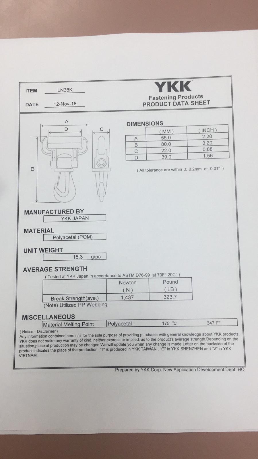 MIL-SPEC PADDED SHOULDER STRAP USING YKK SWIVEL HOOKS - BLACK