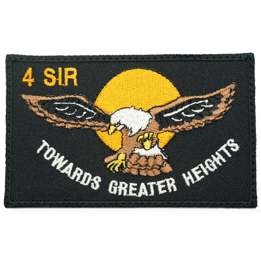 4 SIR LOGO PATCH - BLACK
