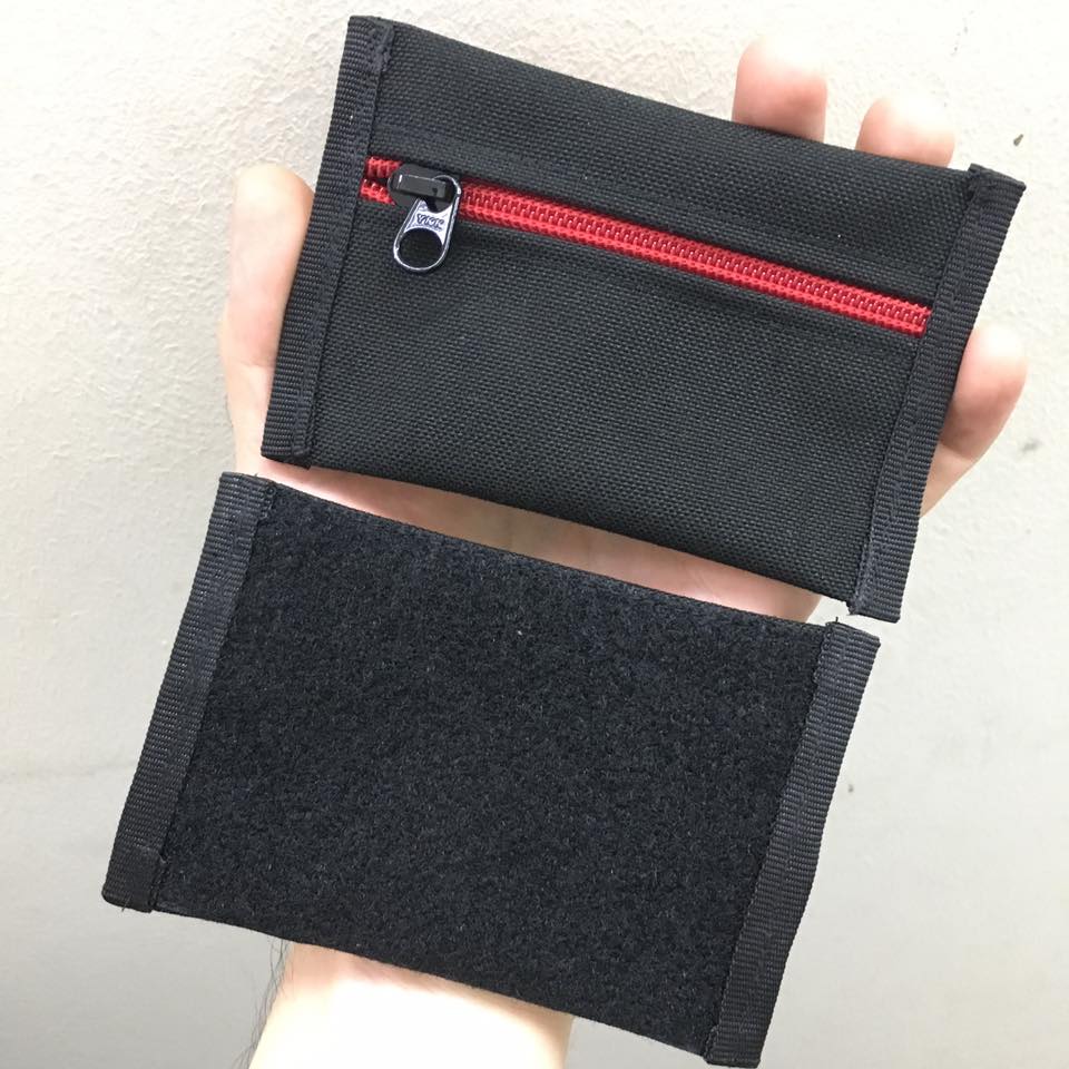 MIL SPEC CARD CASE WITH LOOP SIDE VELCRO - 1000D CORDURA (BLACK)