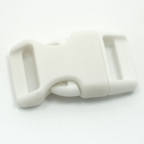 4CM CONTOURED CURVED PLASTIC BUCKLE - WHITE - Hock Gift Shop | Army Online Store in Singapore
