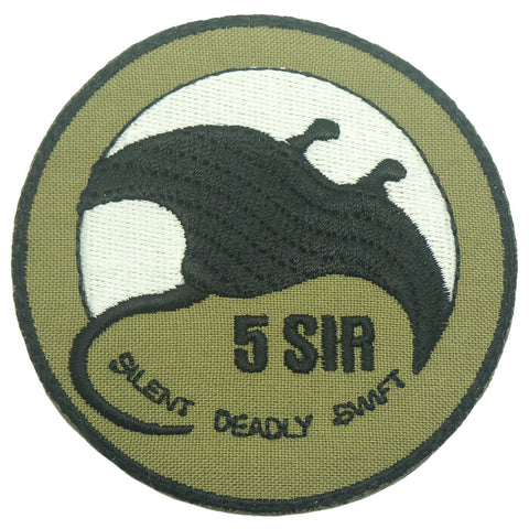 5 SIR LOGO PATCH - OLIVE GREEN