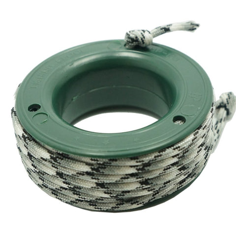 550 PARACORD MINI SPOOL - BLACK WHITE KING SNAKE - Hock Gift Shop | Army Online Store in Singapore
