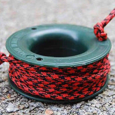 550 PARACORD MINI SPOOL - BLACK WIDOW - Hock Gift Shop | Army Online Store in Singapore