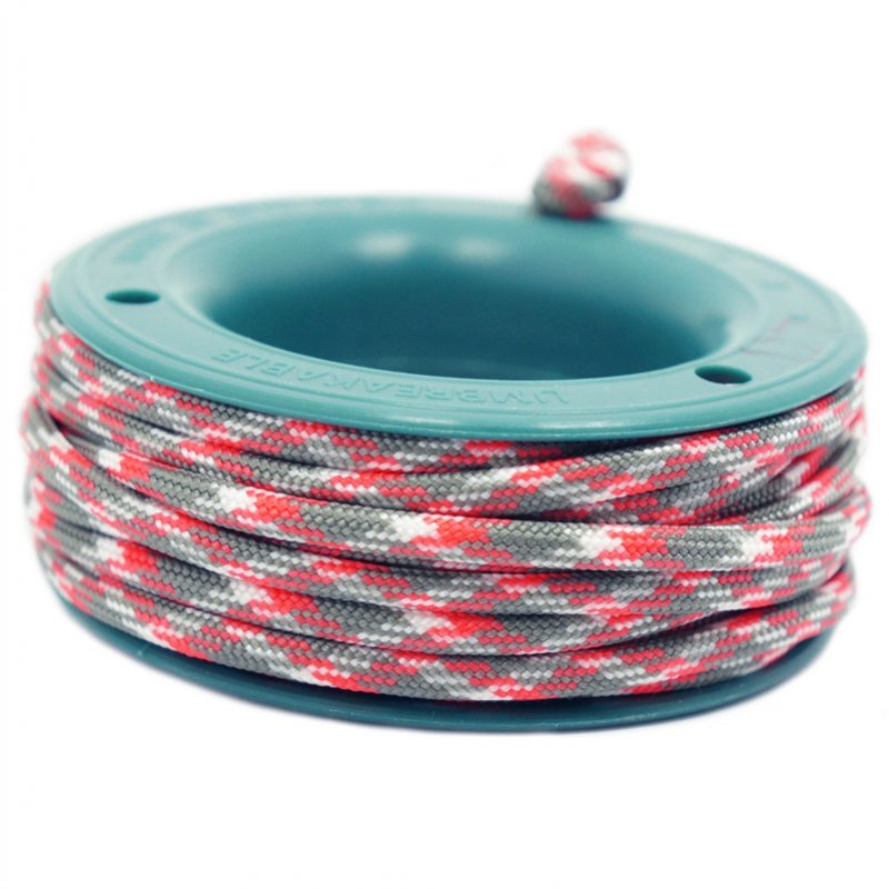 550 PARACORD MINI SPOOL - CRIMSON GREY CAMO - Hock Gift Shop | Army Online Store in Singapore