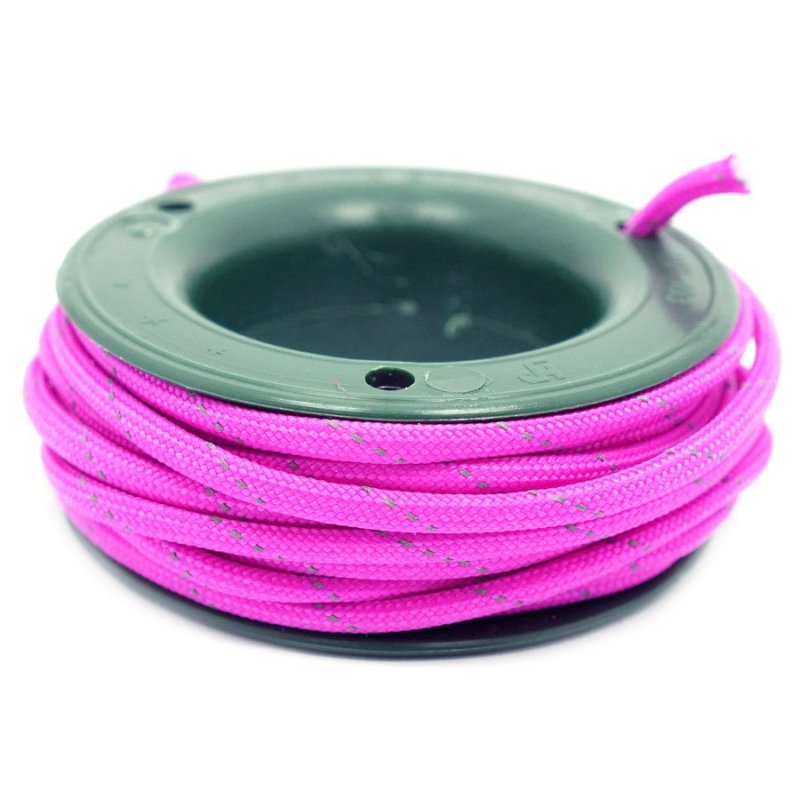550 PARACORD MINI SPOOL - DARK PINK REFLECTIVE - Hock Gift Shop | Army Online Store in Singapore