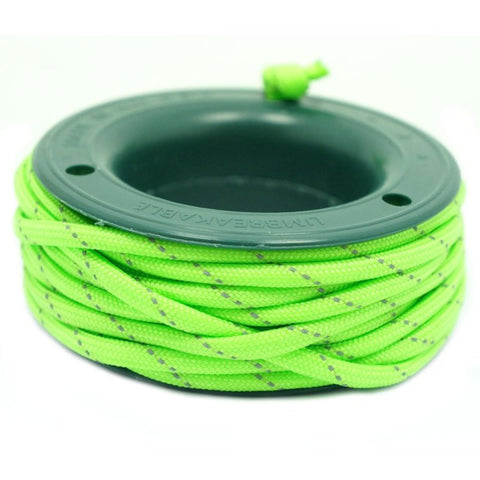 550 PARACORD MINI SPOOL - FLUOR GREEN REFLECTIVE - Hock Gift Shop | Army Online Store in Singapore